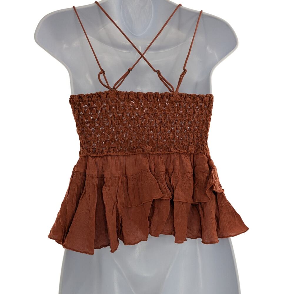 Free People Adella Lace Camisole Top Size Small - Picture 6 of 11